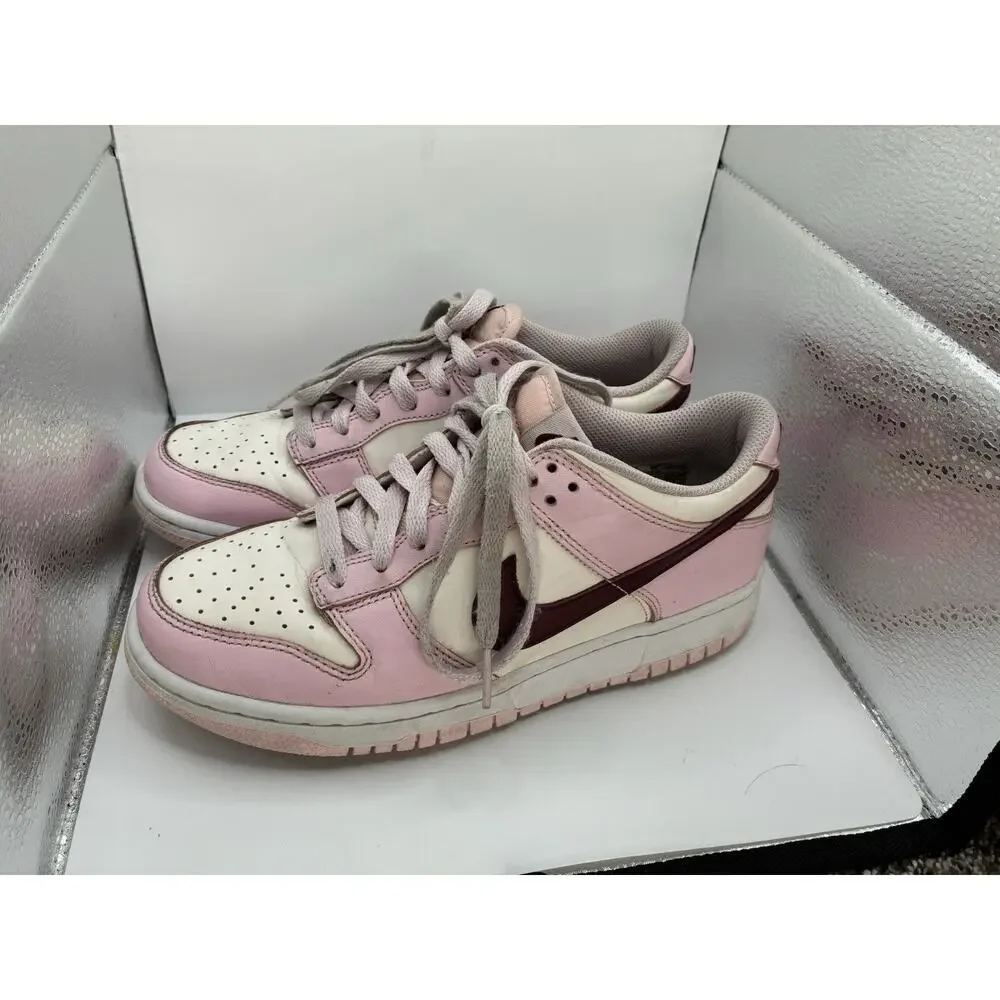 Nike Dunk Low Pink Foam Valentine Day CW1590-601 6Y Womens 7.5 White Coquette GS
